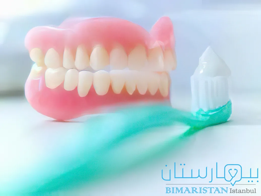 Removable dentures should be cleaned as well as natural teeth