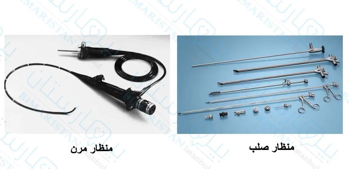 Types of bronchoscopes used in bronchoscopy