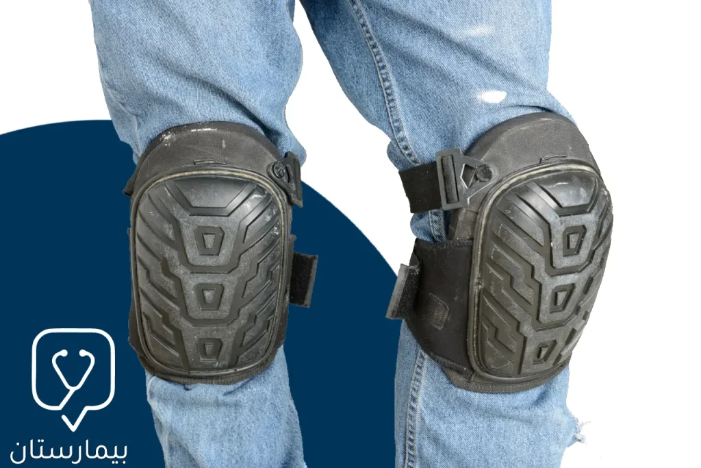 Knee pads used to prevent accidents