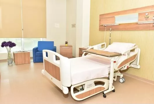 Rooms in the Istanbul Oncology Hospital