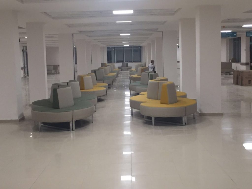 The waiting areas of the Numune Hospital in Konya