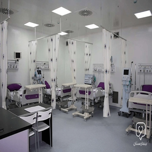 غرف متابعة حالات المرضى في مستشفى اكوت
