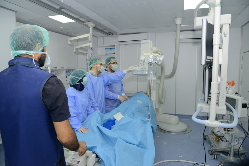 A picture of the operating room at Ahi Evran Hospital