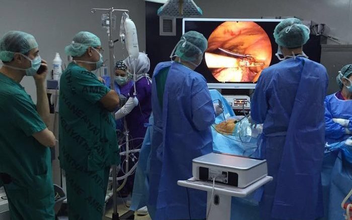 Dr. Siamese Ersk Eğitim ve Araştırma Hastanesi'ndeki ameliyathaneden bir görüntü
