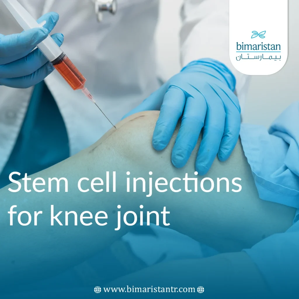 Stem cell injections for knee joint